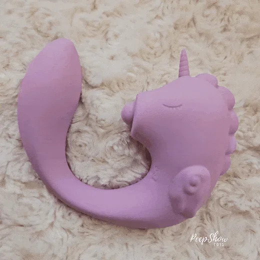 Unihorn C Horse – Marina Lilac, Tapping Clitoral + G-spot Vibration