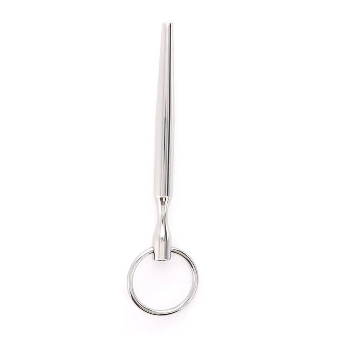 URETHRAL STAINLESS SOLID 5IN WITH INTERCHANGEABLE STAINLESS GLAN RINGS
