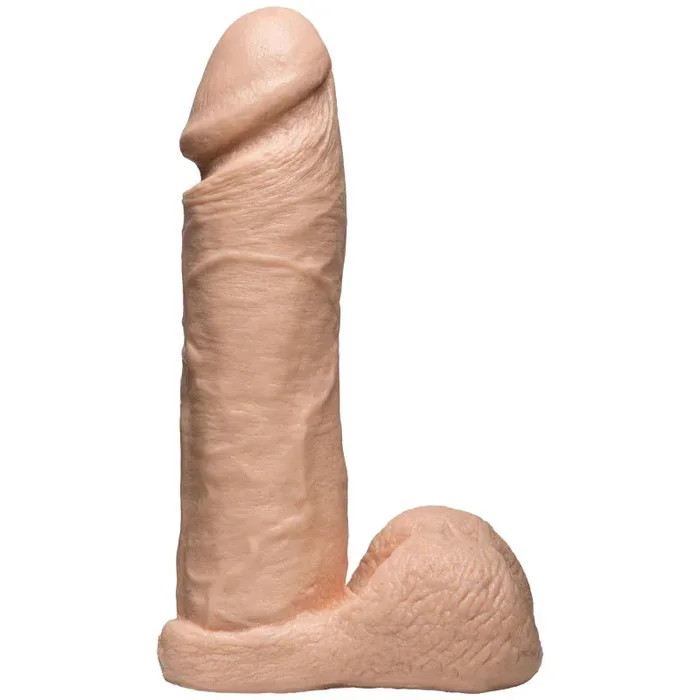 Vac-U-Lock 8 Inch Realistic Cock – White