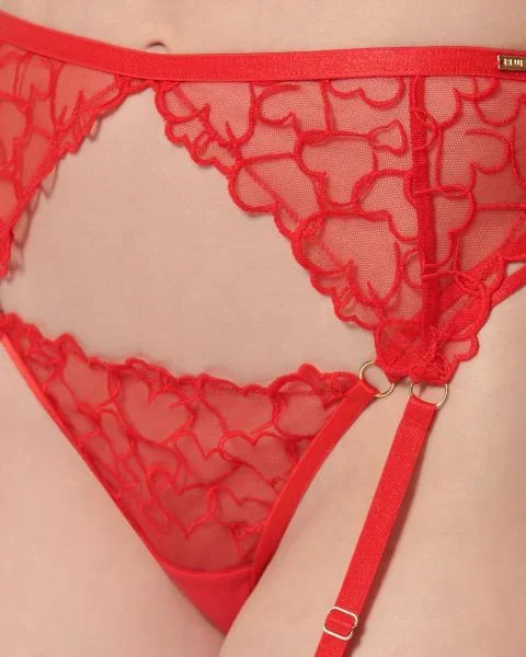 Valentina Suspender – Red –