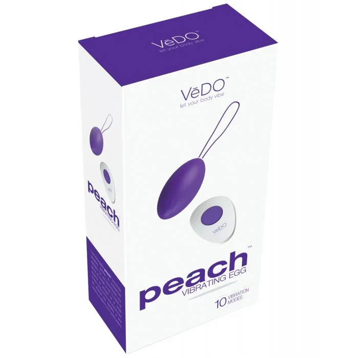 VeDO Peach Rechargeable Egg Vibe – Into You Indigo