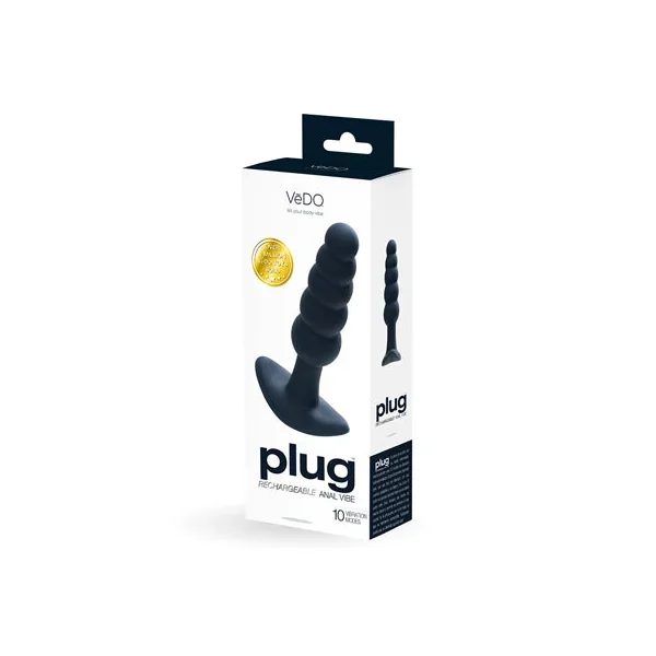 VeDO Plug Rechargeable Anal Plug – Black