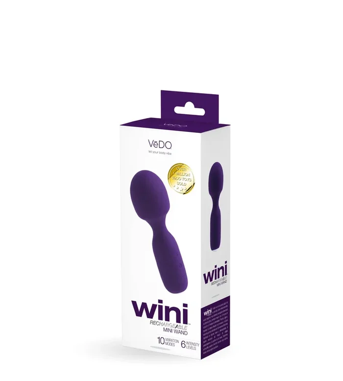 Vedo Wini Rechargeable Mini Wand – Purple