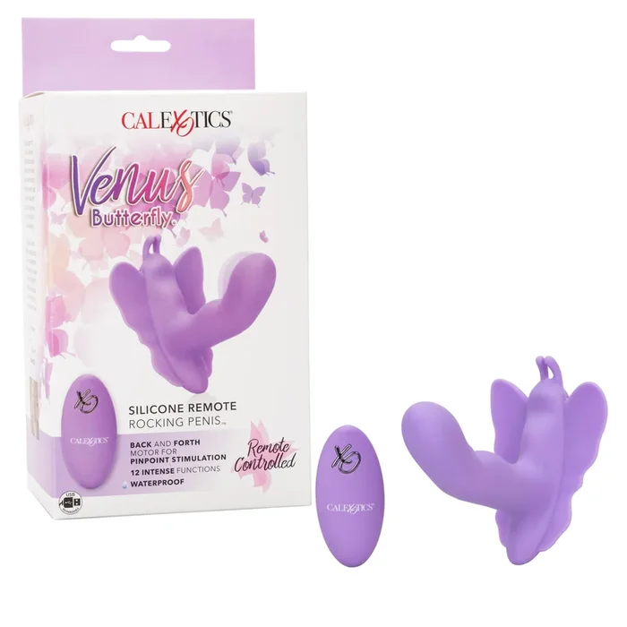 Venus Butterfly® Silicone Remote Rocking Penis™