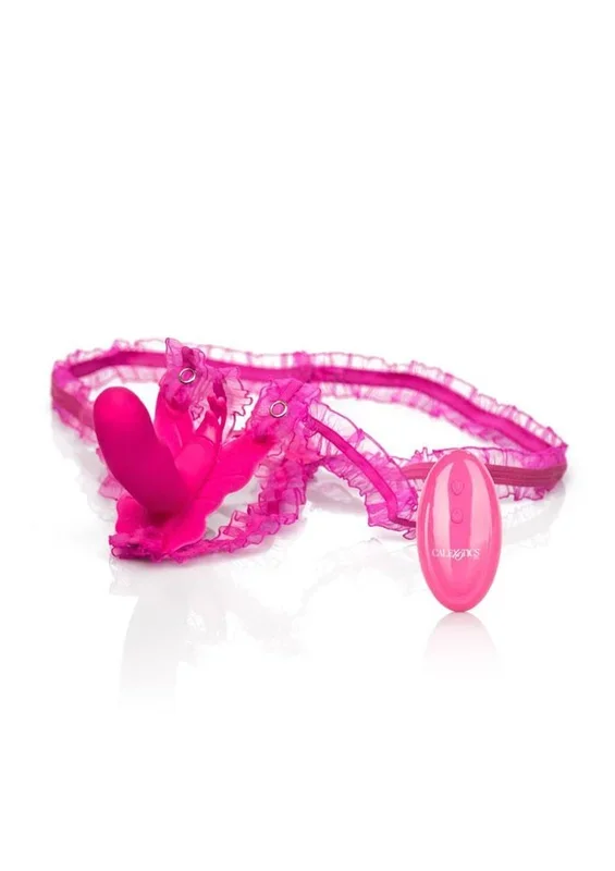 Venus Butterfly Silicone Strap-On with Remote 12 Functions