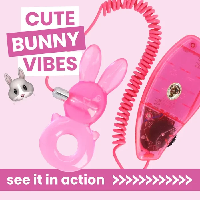 Vibrating Bunny Cock Ring