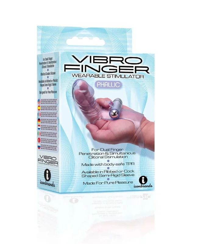 Vibro Finger Wearable Stimulator – Purple: Unleash Dual Sensations for Unforgettable Pleasure