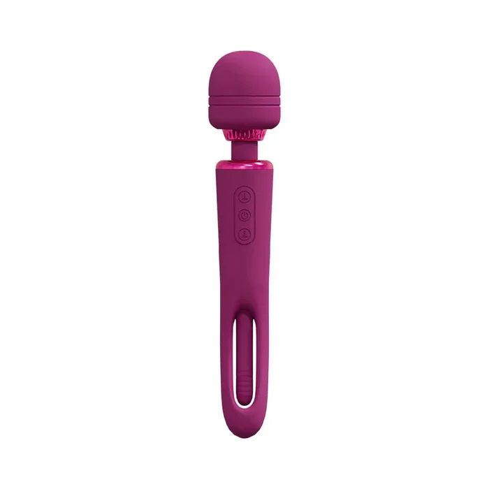Vive Kiku Rechargeable Double Ended Wand With Innovative G-spot Flapping Stimulator