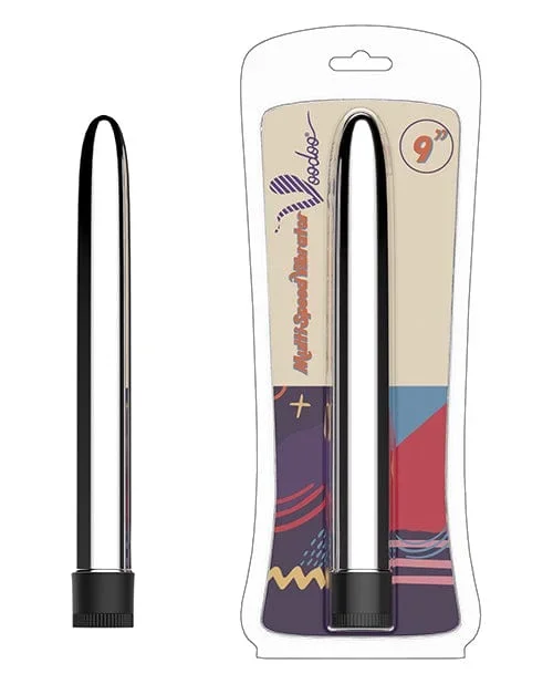 Voodoo 9″ Multi Speed Vibrator – Silver