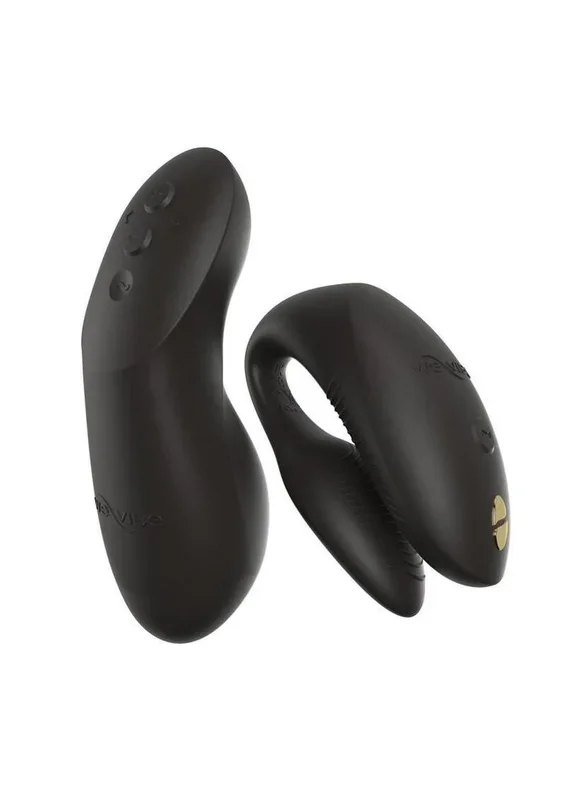 We-Vibe Chorus Pro Rechargeable Silicone Couples Vibrator with Remote Control – Satin Black