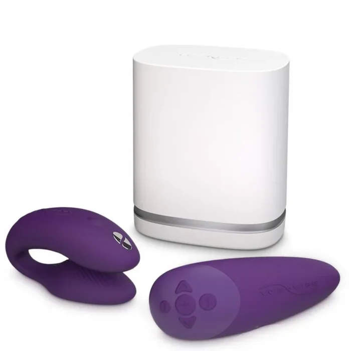 We-Vibe Chorus Rechargeable Couples Vibrator with Squeeze Control – Purple