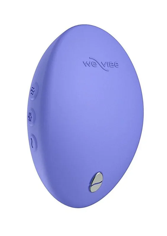 We-Vibe Temp Heating and Cooling Rechargeable Silicone Lay-on Vibrator – Lavender Blue