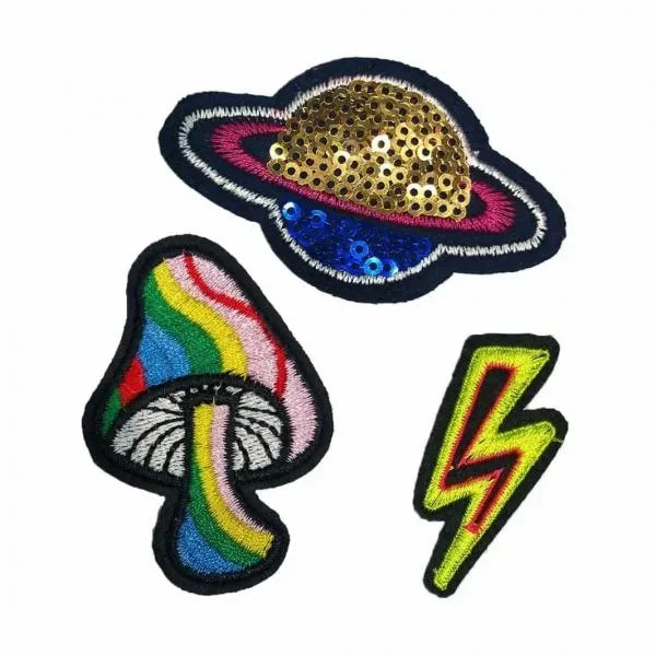 Weird Like Whoa Iron-On Patchette and Sticker Pack