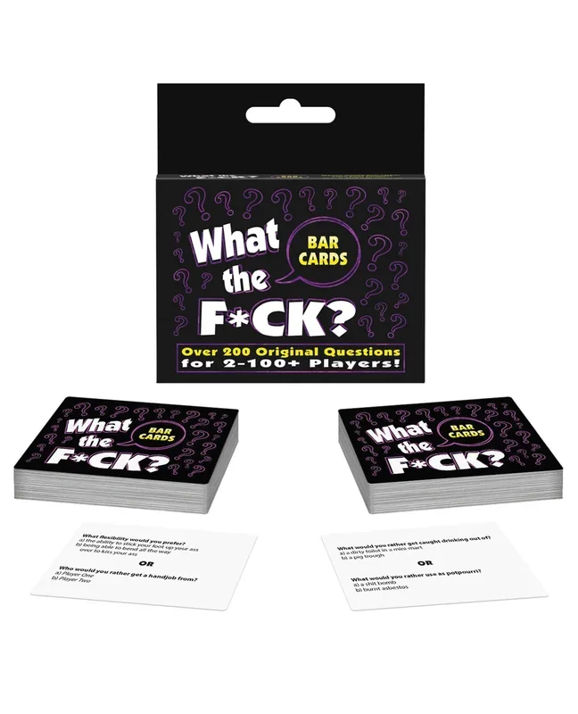 What The F Word Bar Cards Party Game For Adults Edition