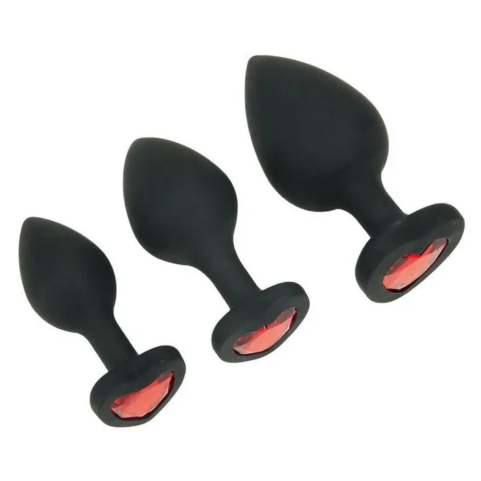 Whipsmart Heartbreaker 3 Piece Jeweled Anal Set