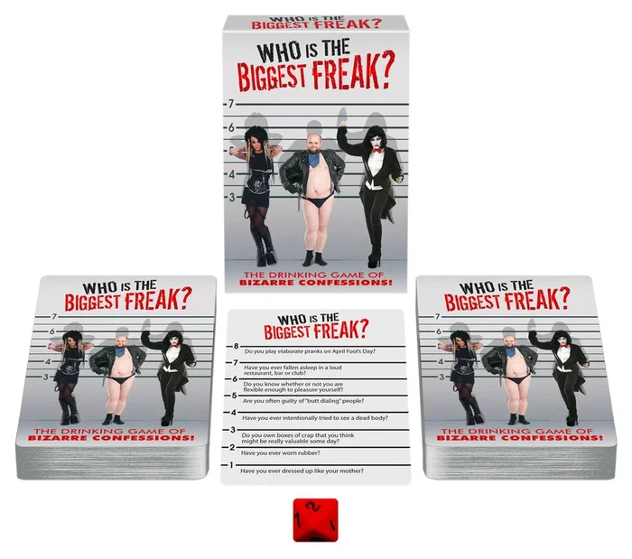 Who’s the Biggest Freak? Card Game – Party Drinking Game