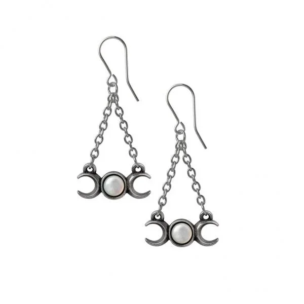 Wiccan Moon Earrings