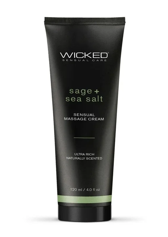 Wicked Sensual Massage Cream – Sage and Sea Salt