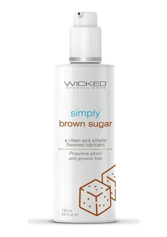 Wicked Simply Brown Sugar Water Based Flavored Lubricant