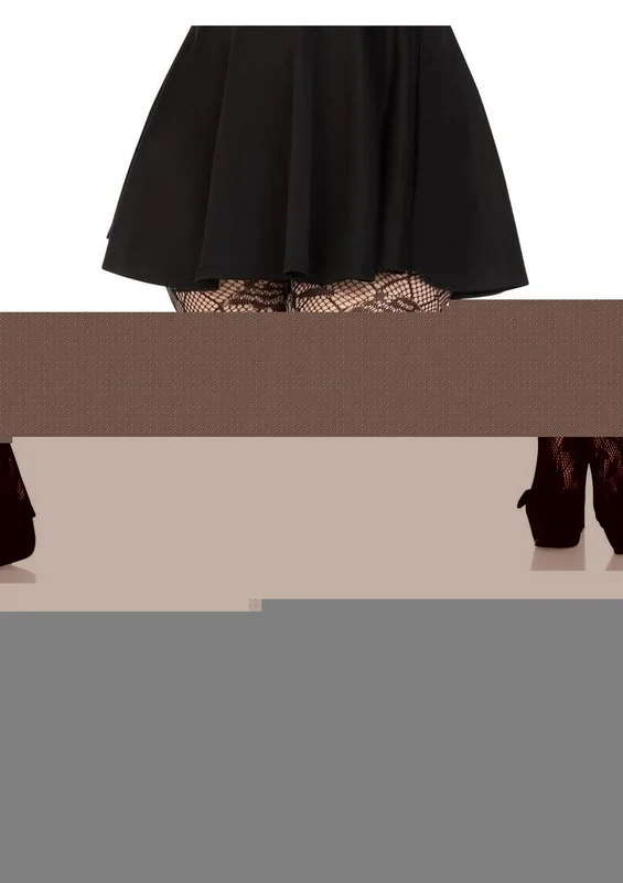 Wild Rose Net Tights – 1x-2x