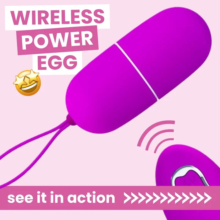 Wireless Remote Vibrating Power Egg
