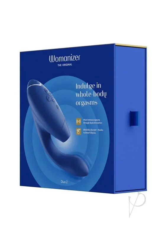 Womanizer DUO 2 Blue Premium Rabbit Toy: Elevate Your Pleasure