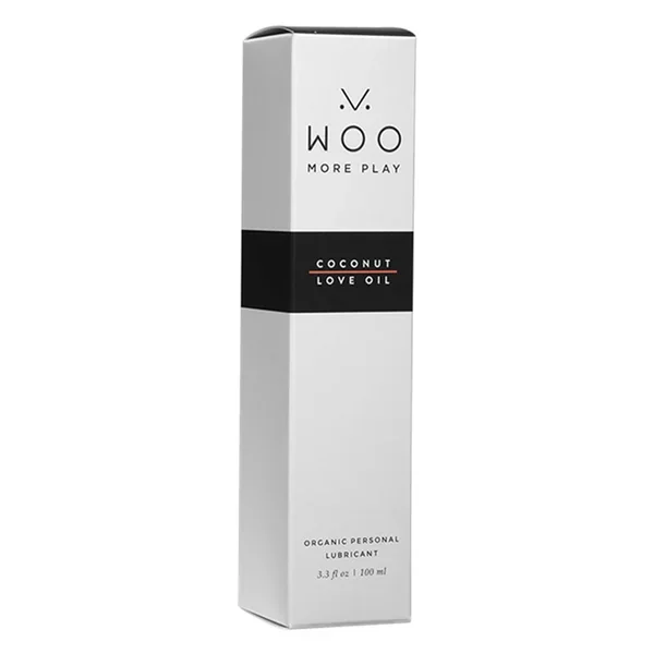 Woo More Play Coconut Love Oil – Organic Personal Lubricant 3.3 fl. oz.