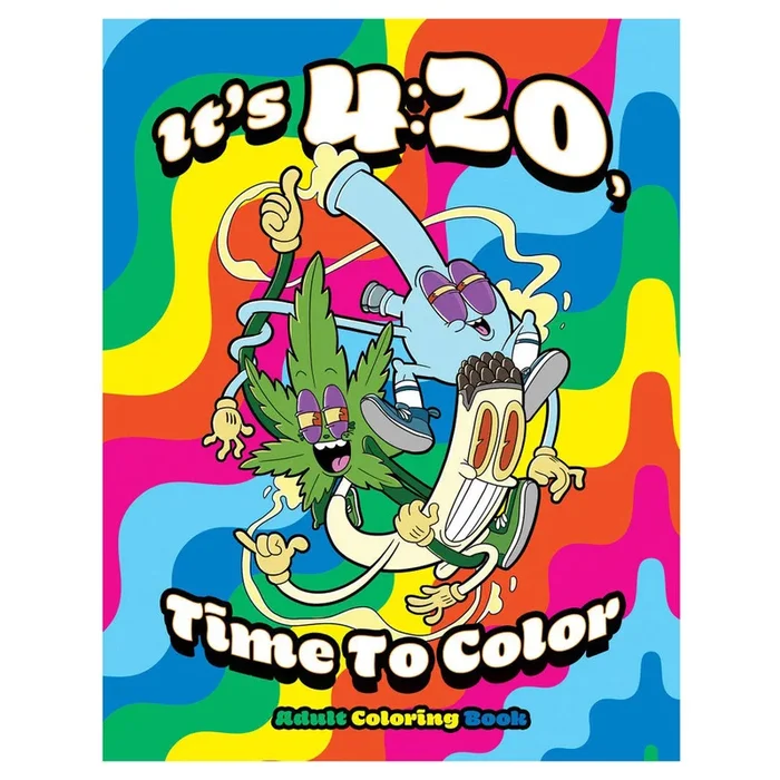 Wood Rocket It’s 4:20 Time to Color Adult Coloring Book