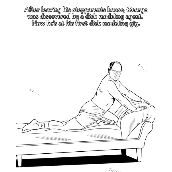 Wood Rocket Sexfeld Parody Coloring Book