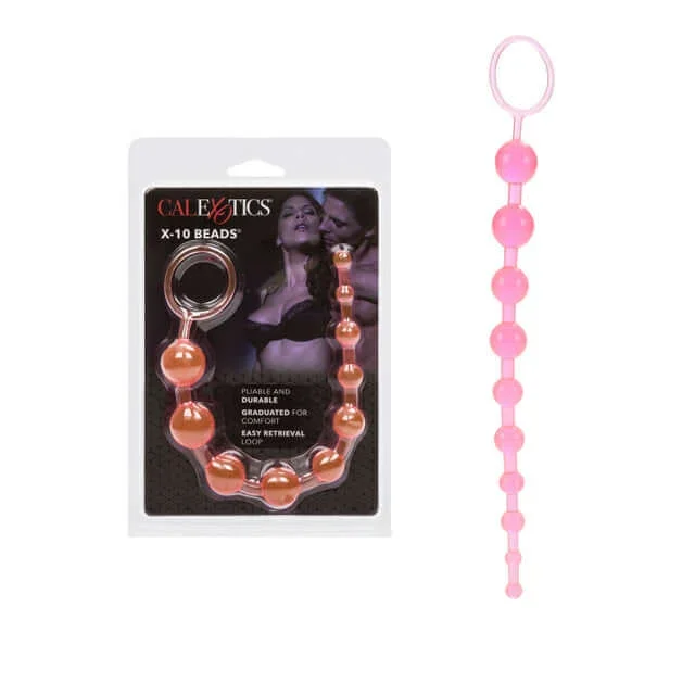 X-10 Anal Beads Pink