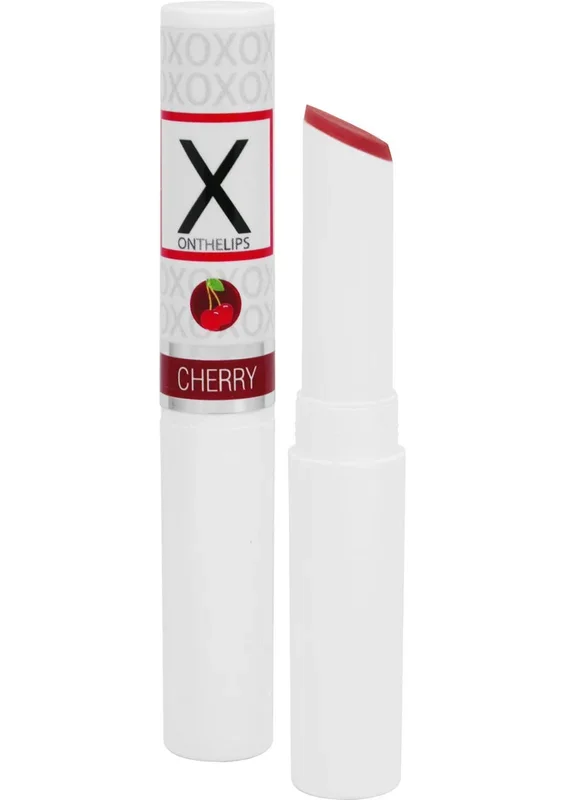 X On The Lips Buzzing Lip Balm with Pheromones Electric Cherry Flavor