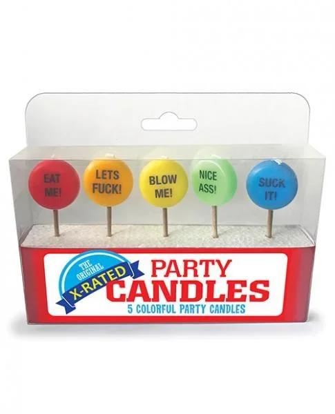 X-Rated Party Candles – Set of 5