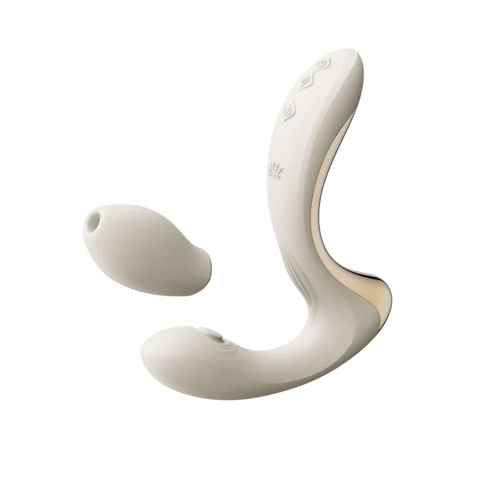 ZALO Talis G-Spot PulseWave Vibrator Ivory White