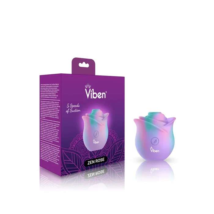 Zen Rose – Unicorn – Handheld Rose Clitoral and Nipple Stimulator – Presale Only