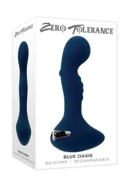 Zero Tolerance Blue Oasis – Vibrating Silicone Plug for Ultimate Pleasure
