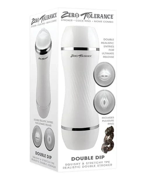 Zero Tolerance Double Dip Stroker – White