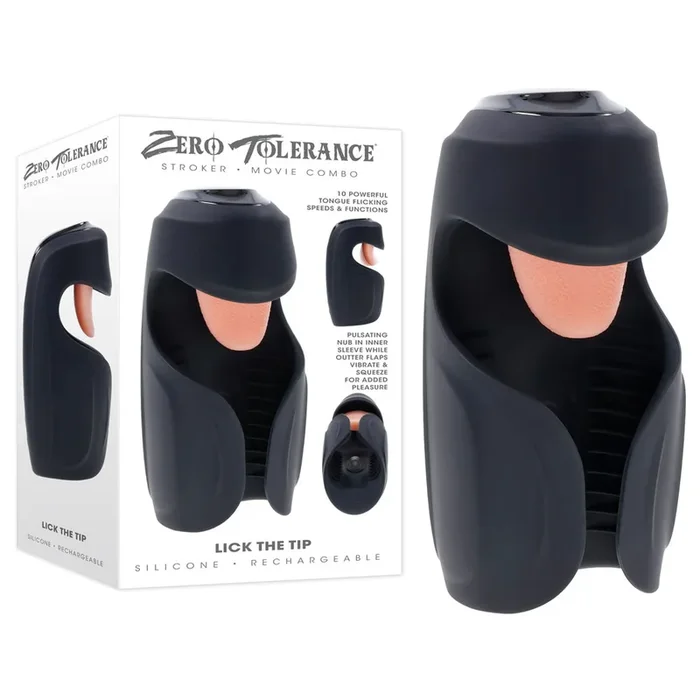 Zero Tolerance Lick The Tip Triple Function Stroker