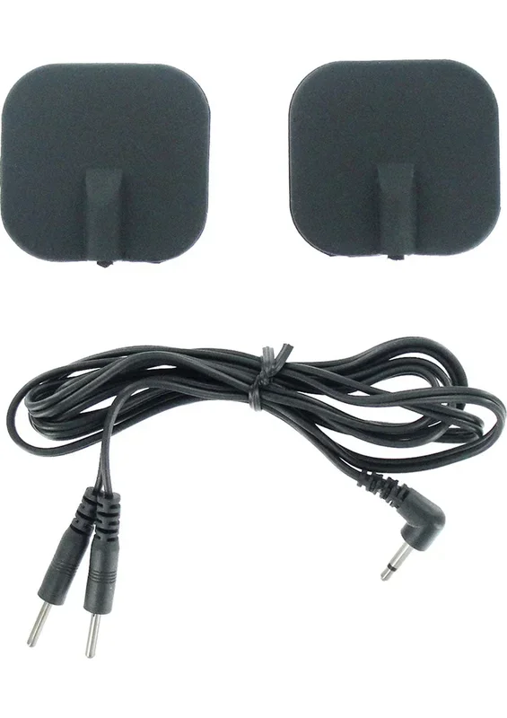Zeus Electrosex Deluxe Black Silicone Electro Pads
