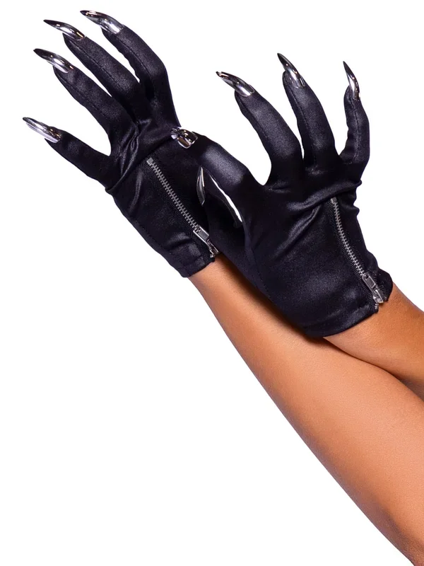 Zip-Up Claw Gloves