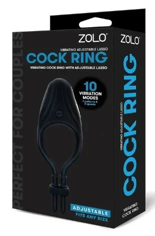 ZOLO Fat Tire Vibrating Cock Ring – 10 Vibration Modes for Enhanced Intimacy