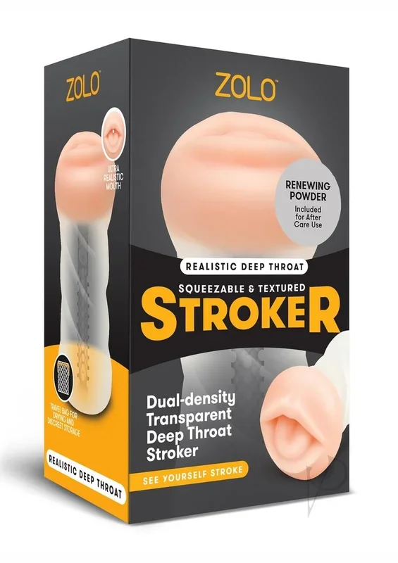 ZOLO Squeezable Deep Throat Masturbator